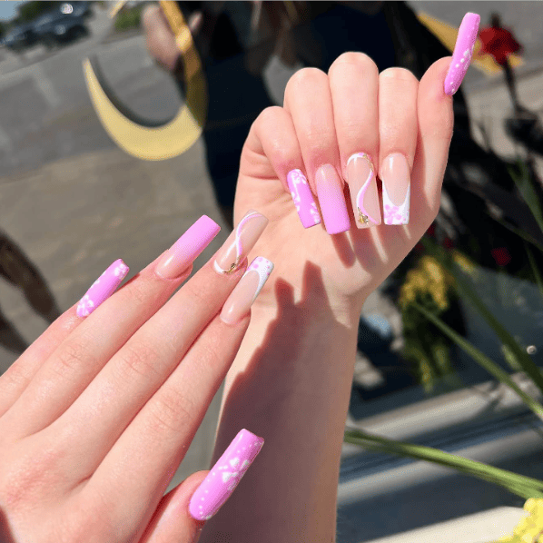 Nail and beauty work at Blush & Bloom Mississauga
